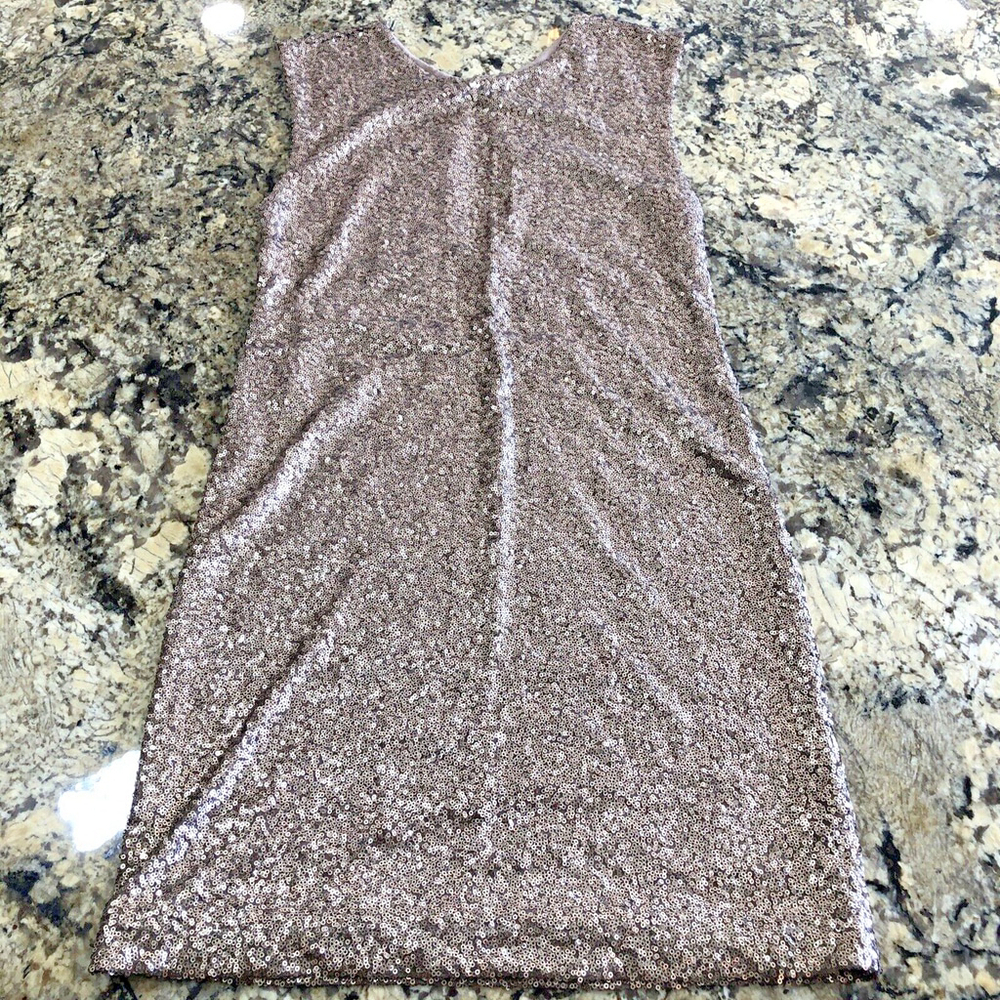 Size M Guess Sequin Dress Womens Sleeveless Above Knee Cocktail Glam Prom WOW!